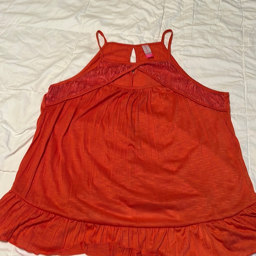 Rust Lace Tank